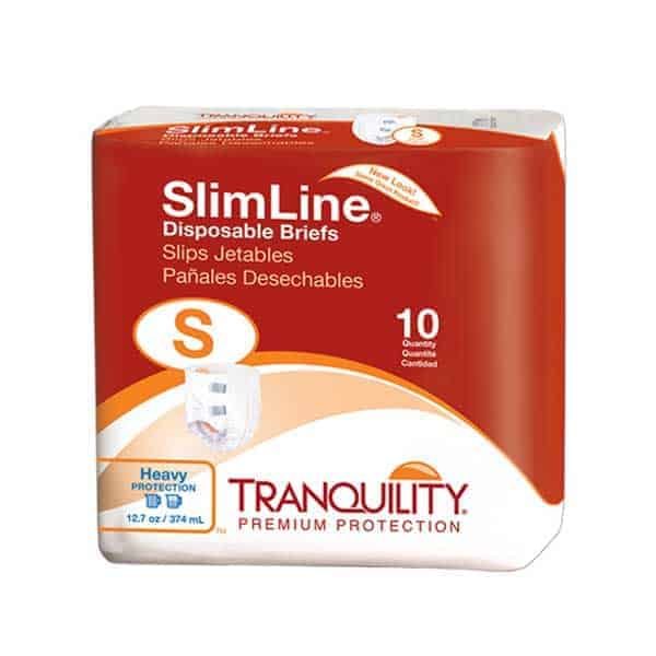 Tranquility Slimline Disposable Briefs Size Small